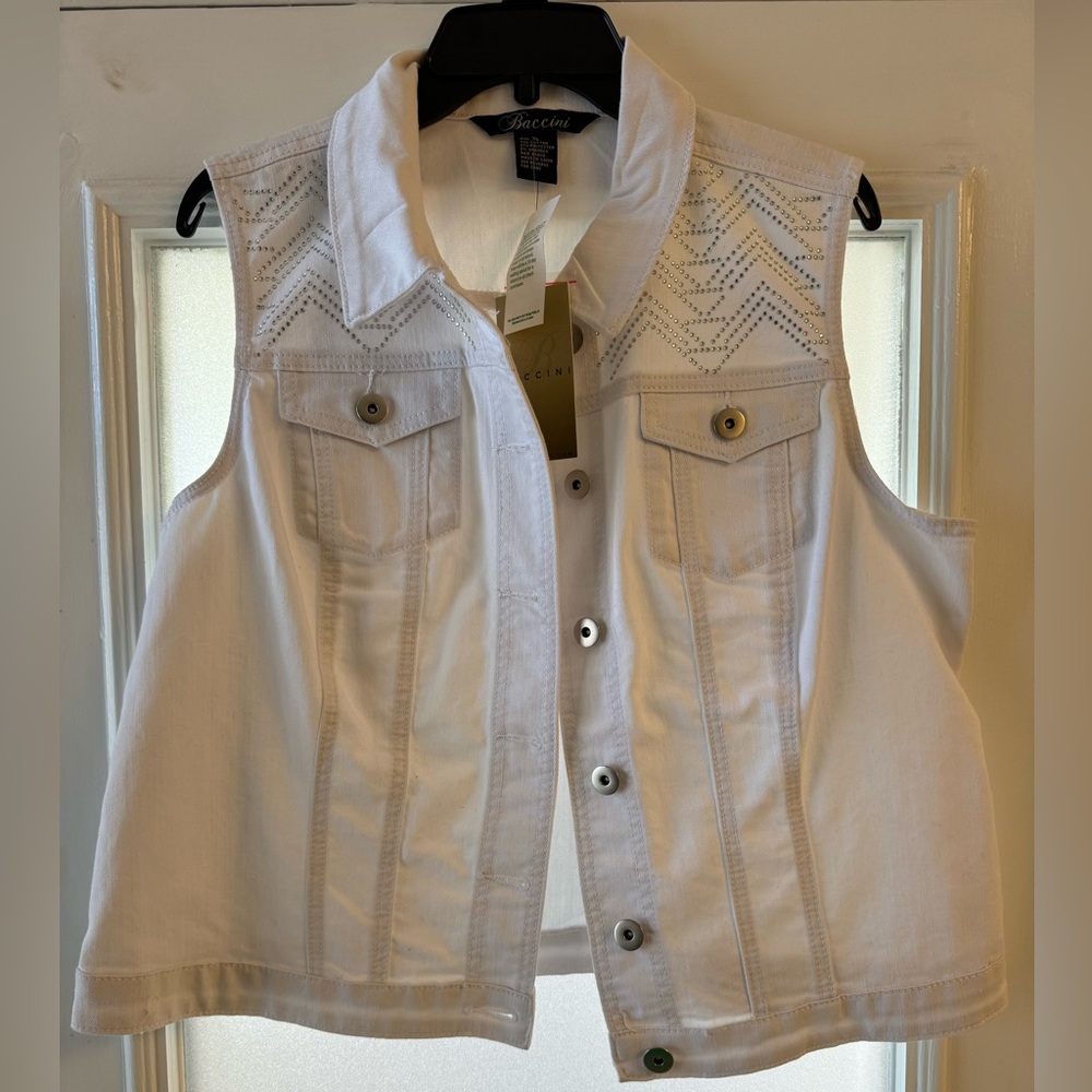 Baccini Denim Vest